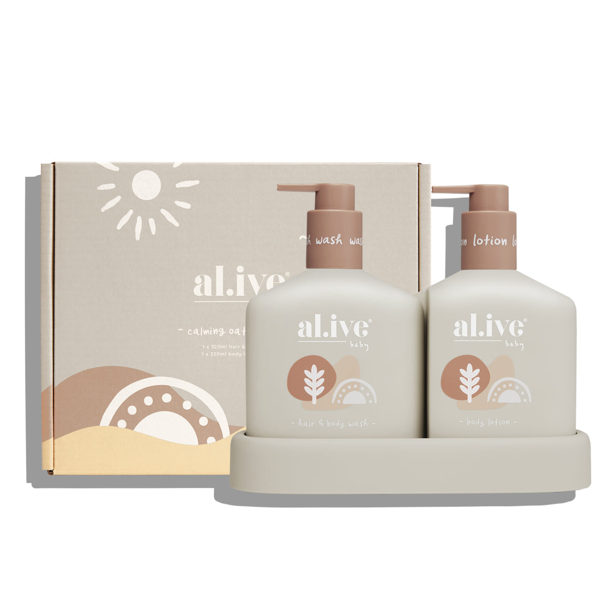 al.ive Baby Hair & body Duo Calming Oatmeal