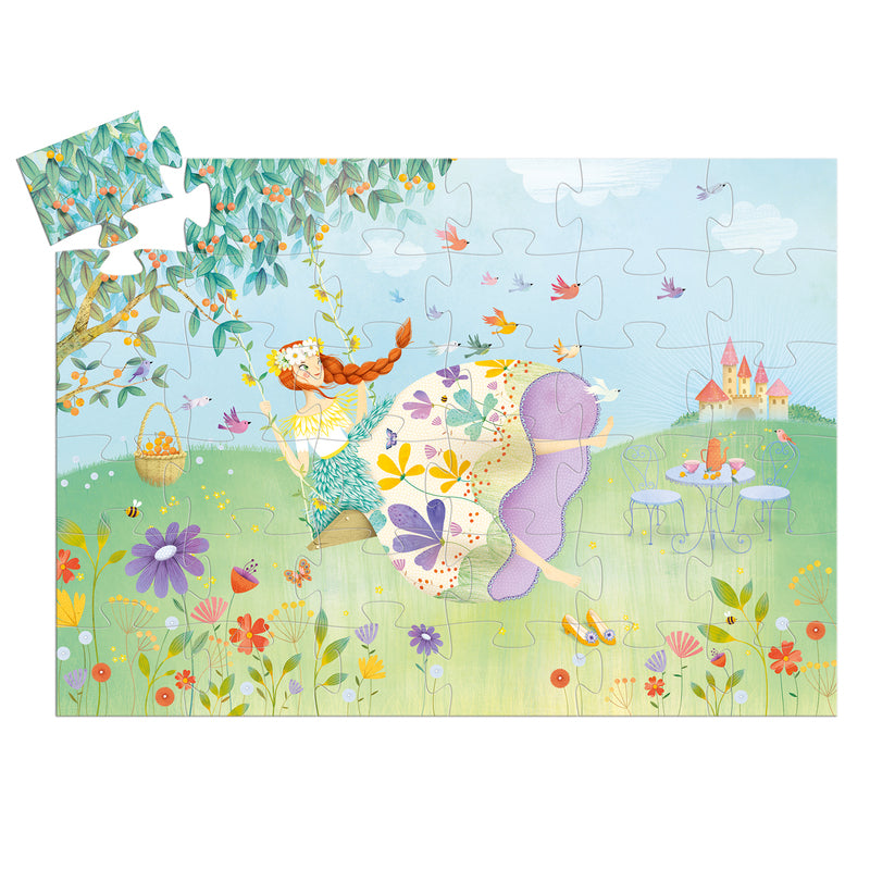 The Princess of Spring - 36pc Silhouette Puzzle