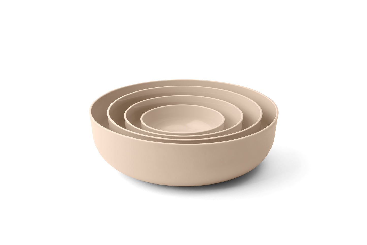 Nesting bowl 4 piece set - Biscotti